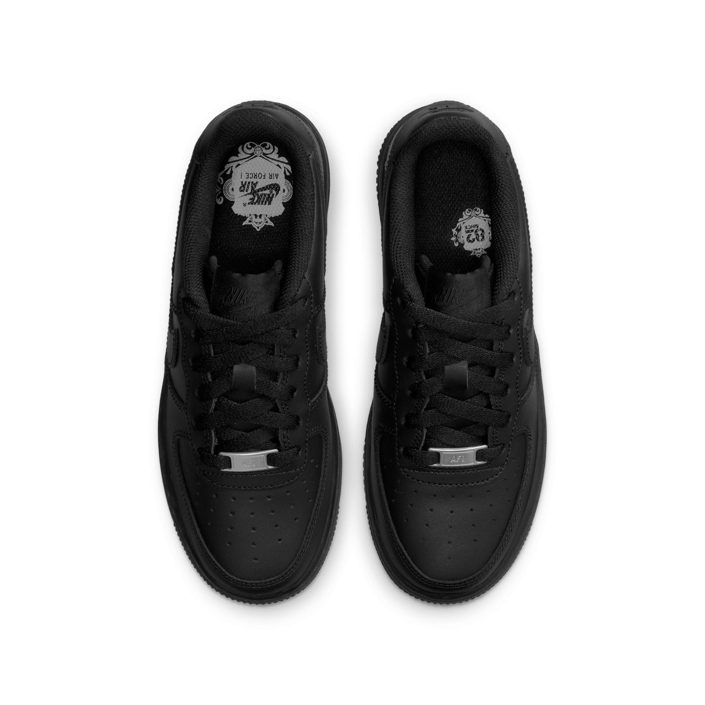 (Point of Sale) Big Kid's Nike Air Force 1 LE - Black/Black