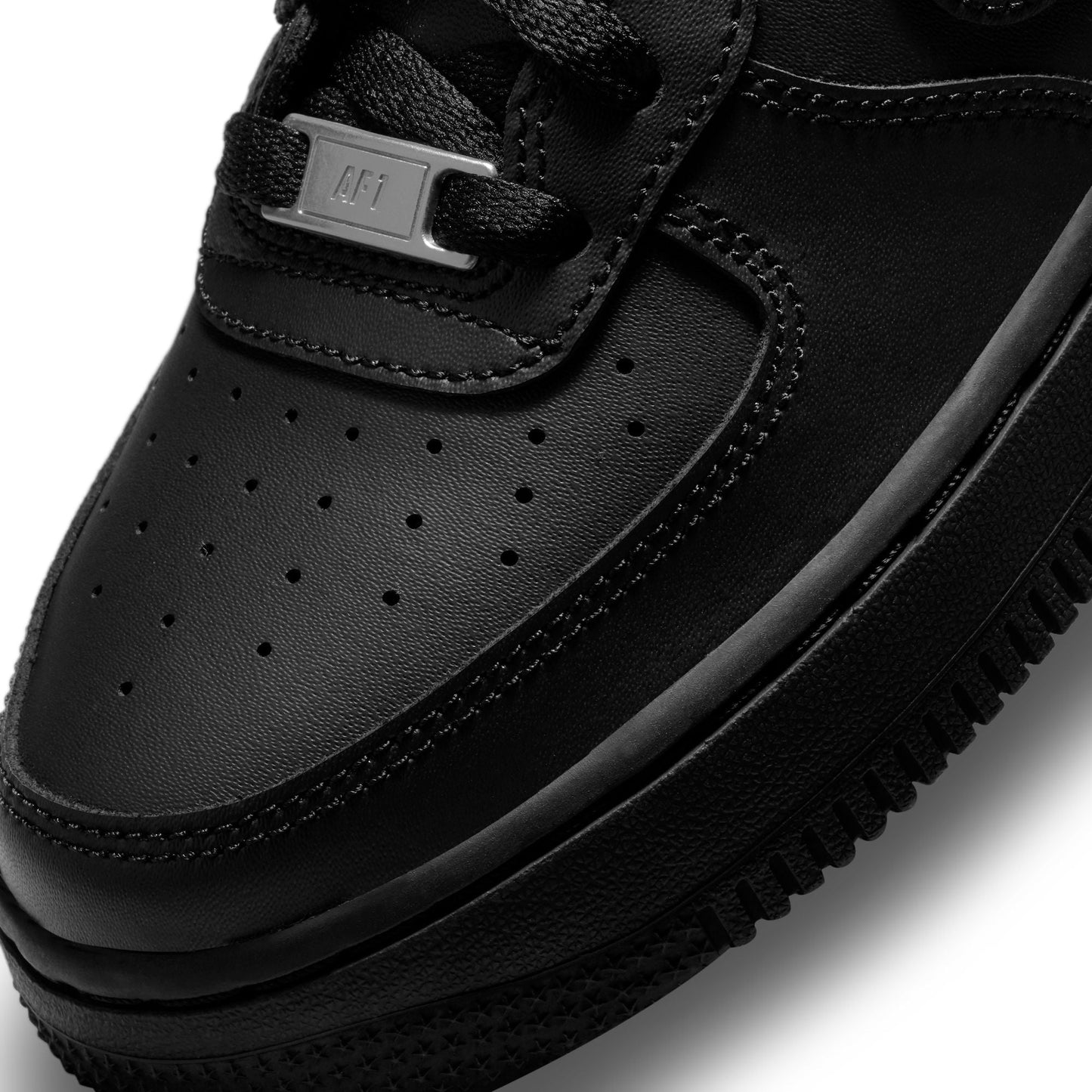 (Point of Sale) Big Kid's Nike Air Force 1 LE - Black/Black