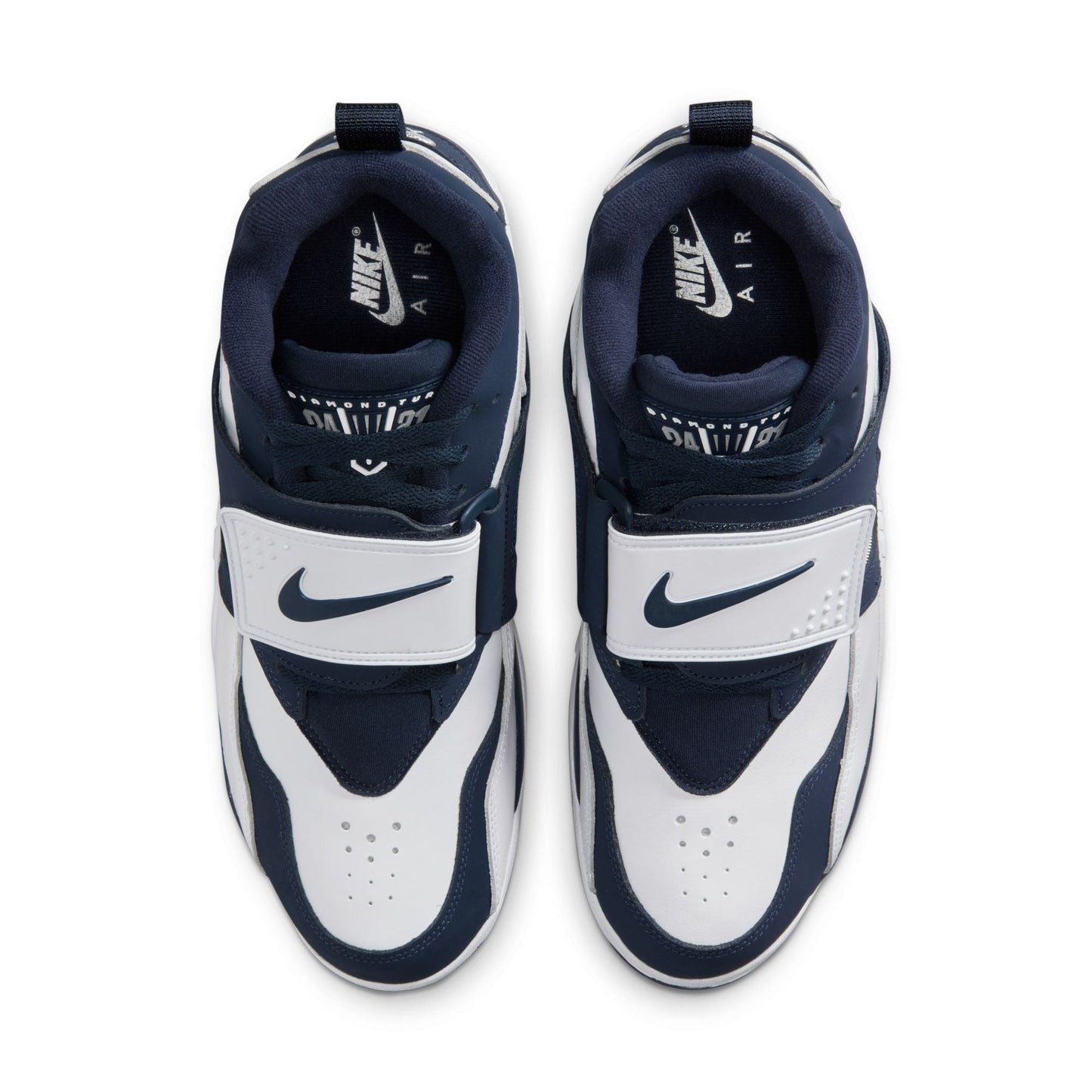 (HOLDS) Men's Nike Air Diamond Turf - "White College Navy"