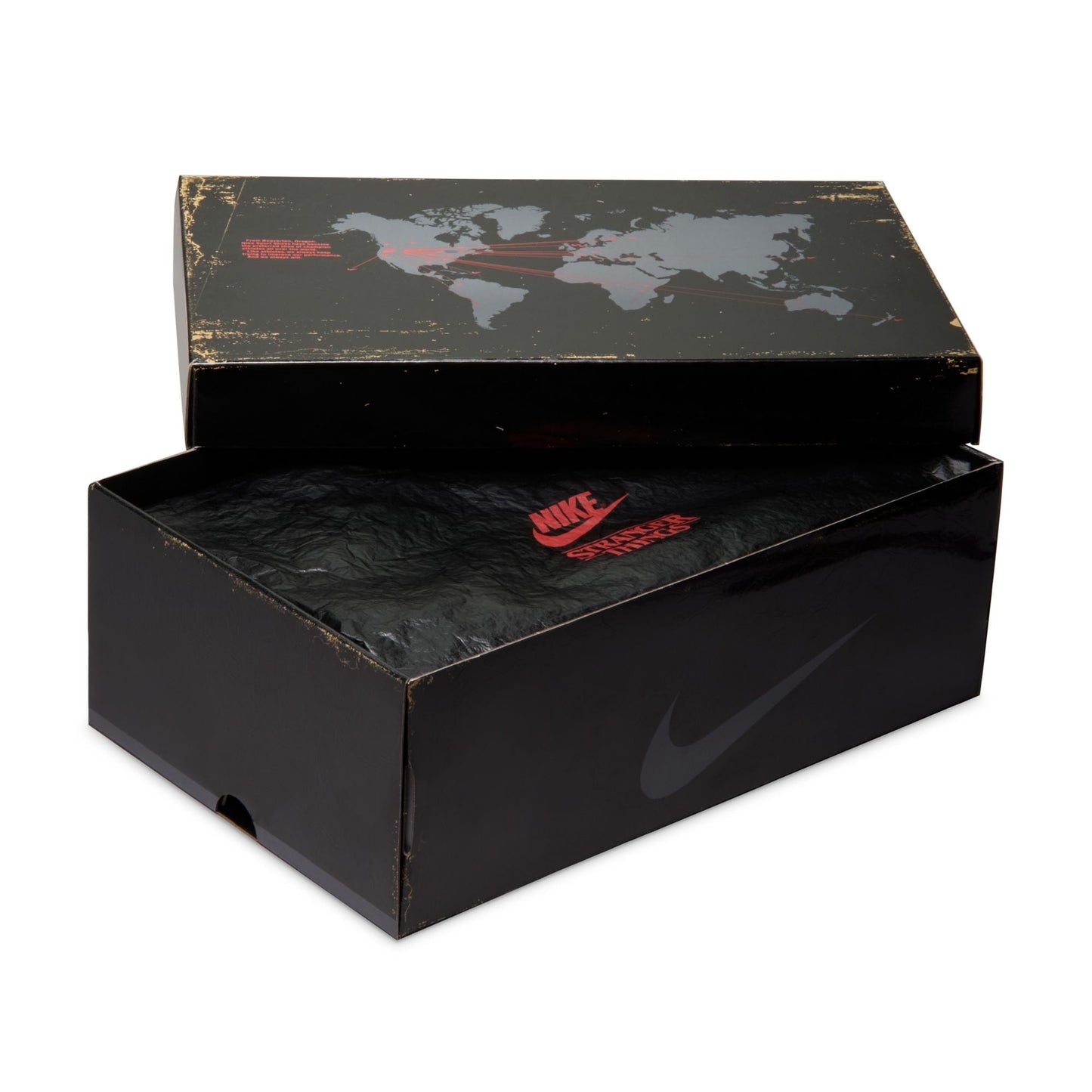 (HOLDS ) Men's Nike Air Foamposite One X Stranger Things - "Bright Crimson"