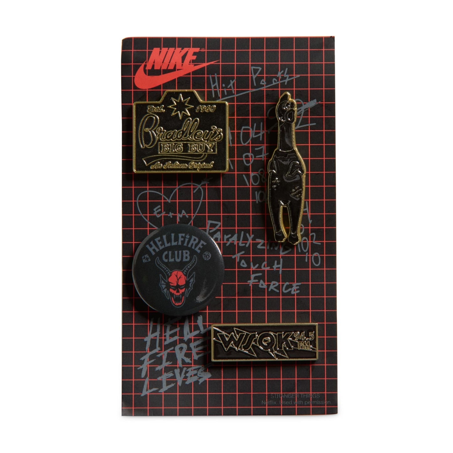 (HOLDS ) Men's Nike Air Foamposite One X Stranger Things - "Bright Crimson"